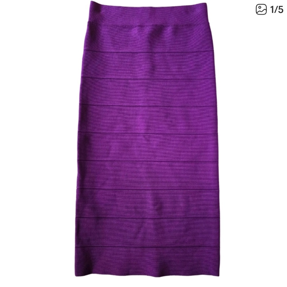 BCBGMaxAzria Plum Pencil Skirt